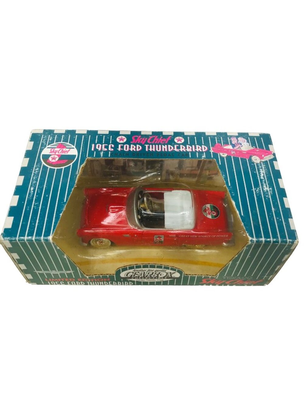 Gearbox Vintage Texaco Sky Chief 1956 Ford Thunderbird Serial #09433 Pedal Car